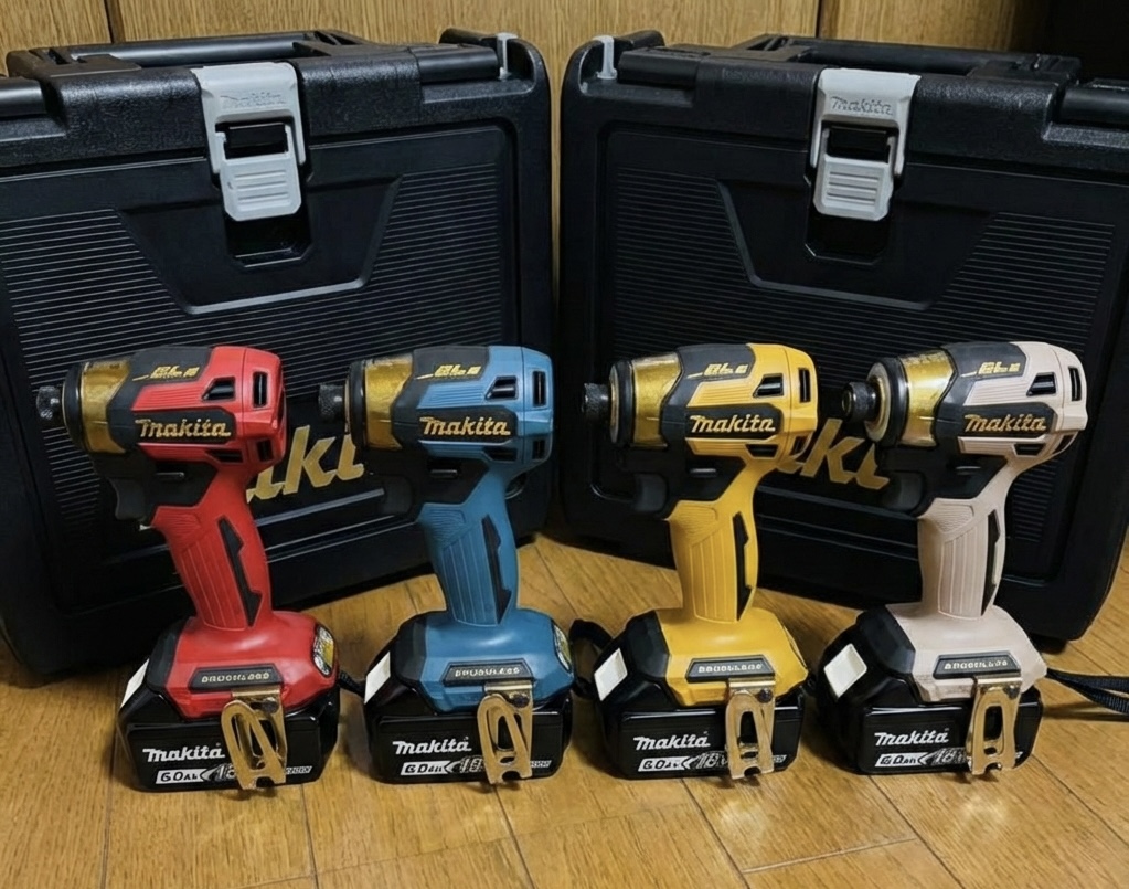 TD173 リチウムイオンバッテリ20周年記念カラー 4色全部