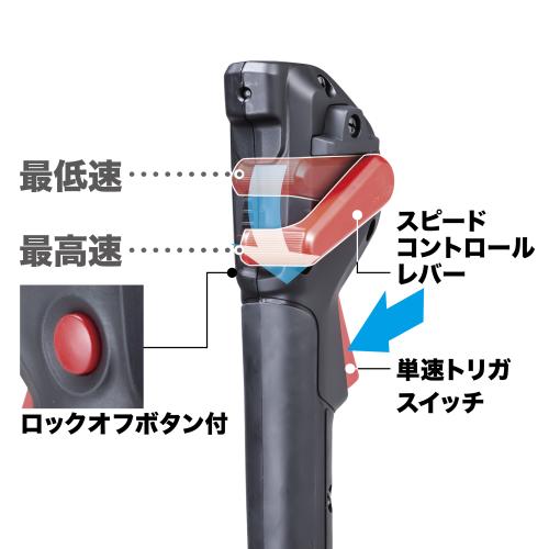 MUR196UD スピードコントロールレバーとトリガスイッチ