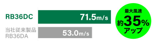 RB36DC 最大風速